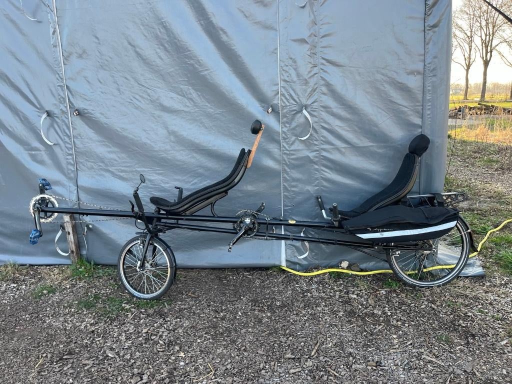 Unieke ligfiets tandem M5, Ophalen, Zo goed als nieuw, Onderstuur, Overige merken