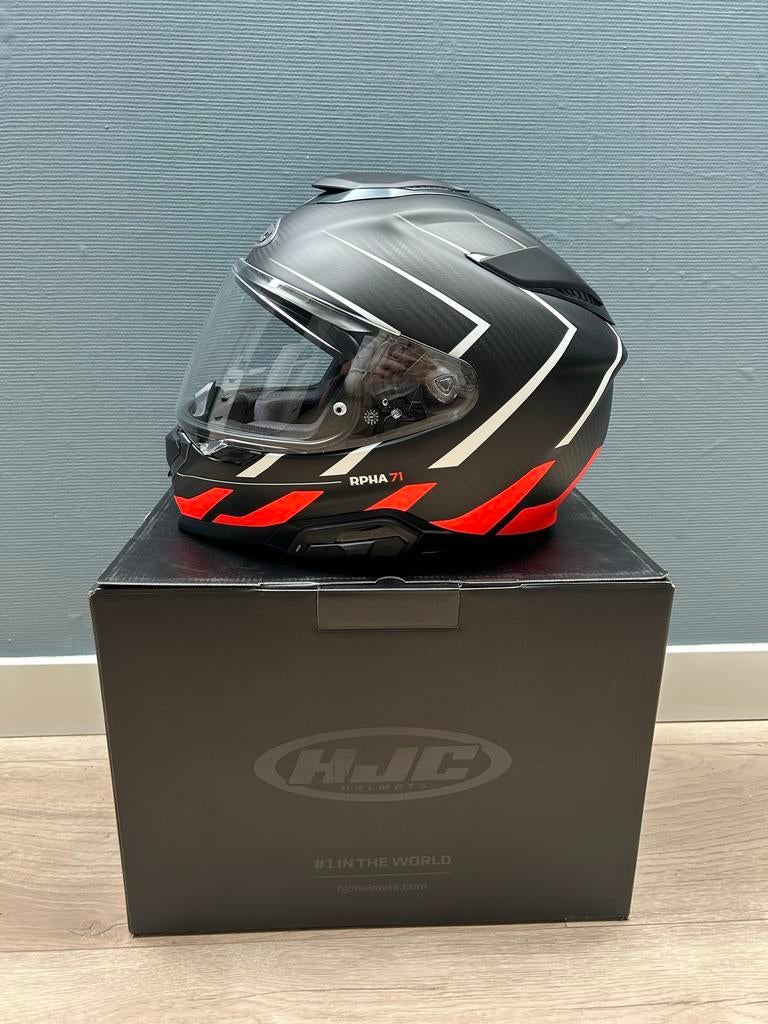 HJC RPHA 71 Carbon helm met Sena 50B, maat M, Motoren, Kleding | Motorhelmen, Nieuw met kaartje, M, Heren, HJC