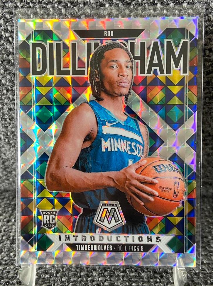 Rob Dillingham RC Panini NBA card Minnesota Timberwolves, Hobby en Vrije tijd, Stickers en Plaatjes, Nieuw, Plaatje, Ophalen of Verzenden