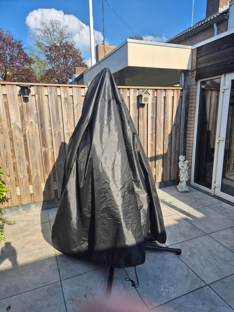 Vita5 Egg Hangstoel Crème Wit met standaard en kussen, Ophalen