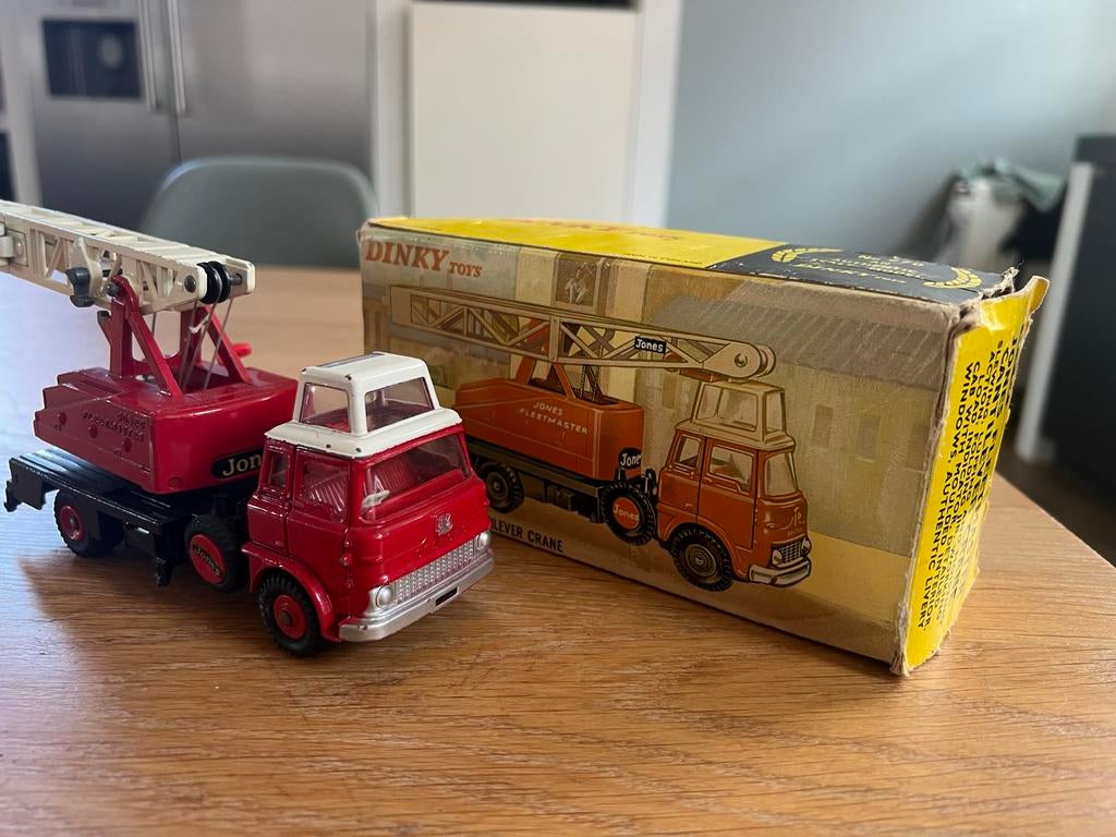 Dinky Toys Jones Fleetmaster Kraanwagen, Ophalen of Verzenden, Gebruikt, Auto, Overige merken