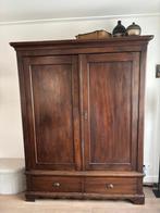 Antieke kast met 2 lades, Ophalen