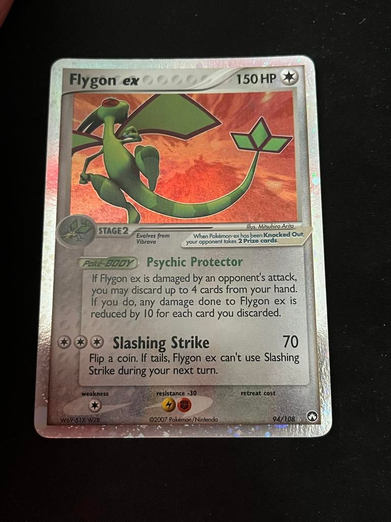Flygon ex Power Keepers 94/108 NM, Ophalen of Verzenden, Zo goed als nieuw, Losse kaart, Foil