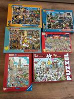 6 Leuke legpuzzels - 1000 stukjes, Hobby en Vrije tijd, Denksport en Puzzels, Ophalen of Verzenden, 500 t/m 1500 stukjes, Gebruikt