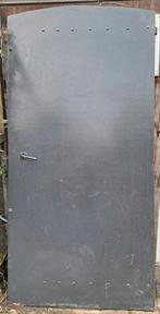 Antieke Buitenpoort/Deur Jaren '40 - Afgeronde Bovenkant, Ophalen, Gebruikt, 80 tot 100 cm, Buitendeur