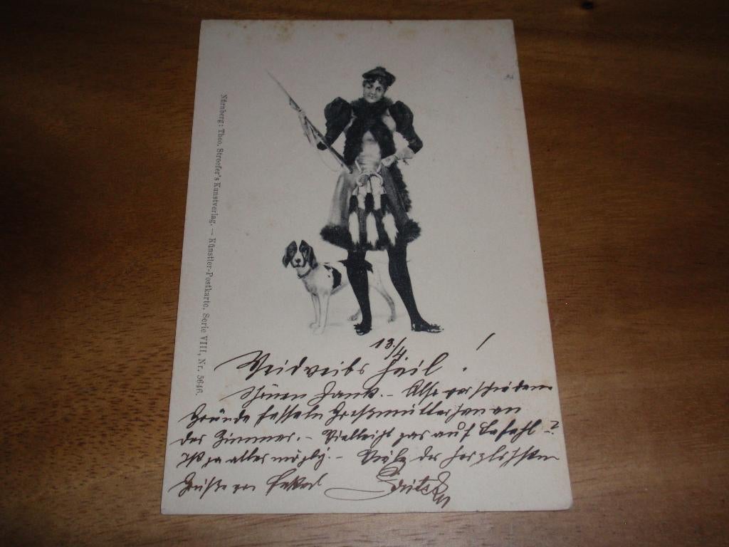 1899 Vrouwelijke Jager Illustrator, Verzenden, Voor 1920, Gelopen, Overige thema's