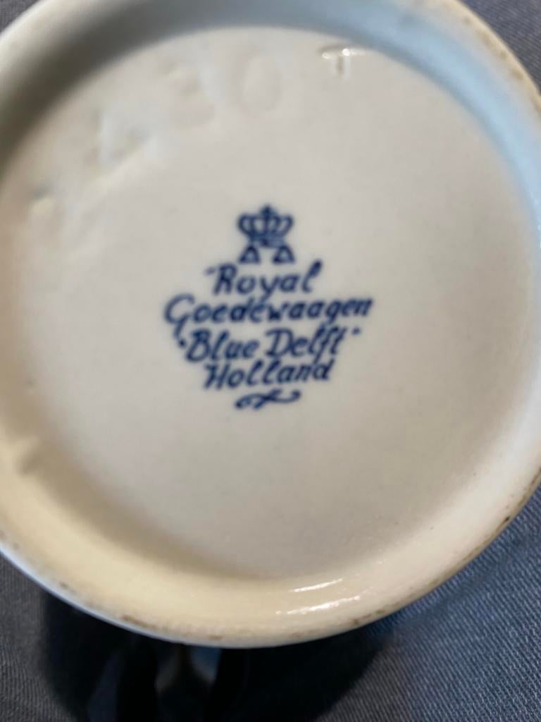 Delfts Blauw Royal Goedewaagen Bols Jenever Fles - Verzegeld, Antiek en Kunst, Ophalen
