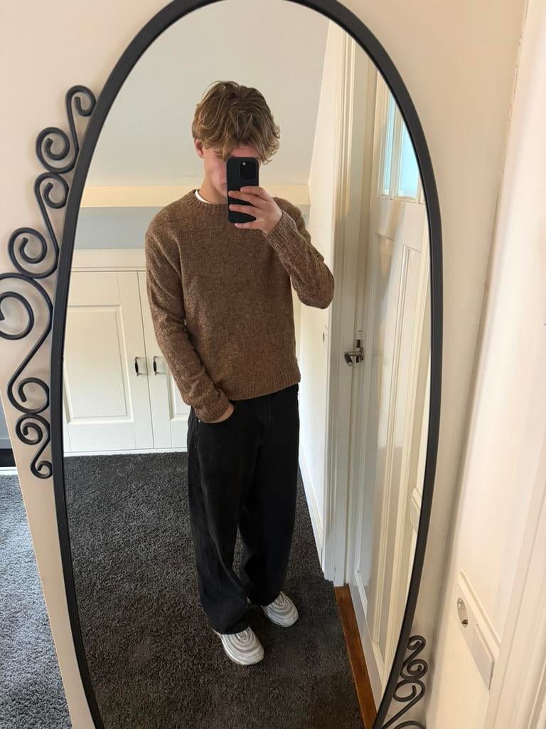 Brown knit sweater, Ophalen of Verzenden, Zo goed als nieuw, Maat 48/50 (M), Bruin