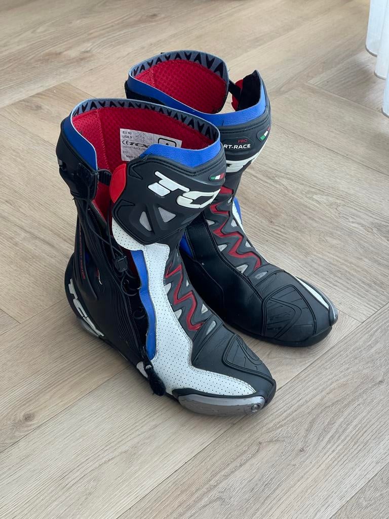 TCX race laarzen motorlaarzen sliders michelin zool maat 43, Ophalen of Verzenden, Tweedehands, Laarzen