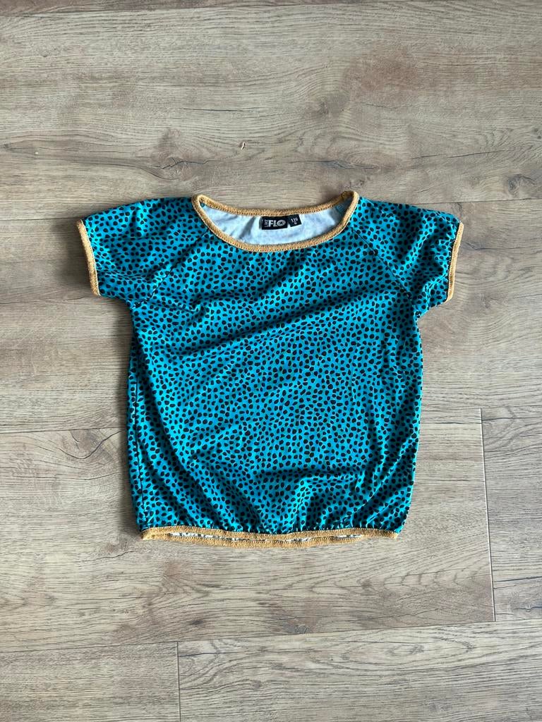 Like Flo | Meiden shirt | Maat 116 | Stippen motief | Zomer, Kinderen en Baby's, Kinderkleding | Maat 116, Ophalen of Verzenden