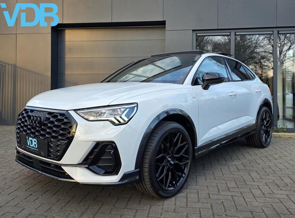Audi Q3 Sportback 35 TFSI S-Line MATRIX PANO MEMORY SFEER, 15 km/l, 1498 cc, Zwart, 4 cilinders