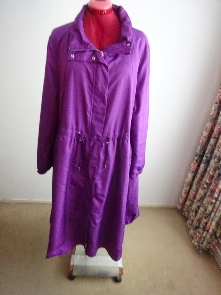 Ulla Popken jas mt 50/52, Verzenden, Paars, Ulla Popken, Jas of Mantel