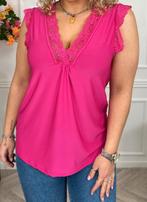 NIEUW  TUNIEK MET KANT MAAT 44/46, Ophalen of Verzenden, Nieuw, Maat 46/48 (XL) of groter, Roze
