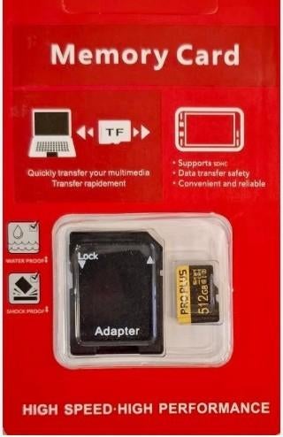 SD kaart 512 Gb, SD, Diverse zie de adv., Nieuw, Ophalen of Verzenden