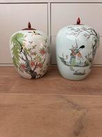 Twee Chinese gemberpotten, Antiek en Kunst, Ophalen of Verzenden