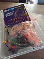 Grote bak met knexx: Corkscrew Coaster, Ophalen of Verzenden, Gebruikt, Bouwen