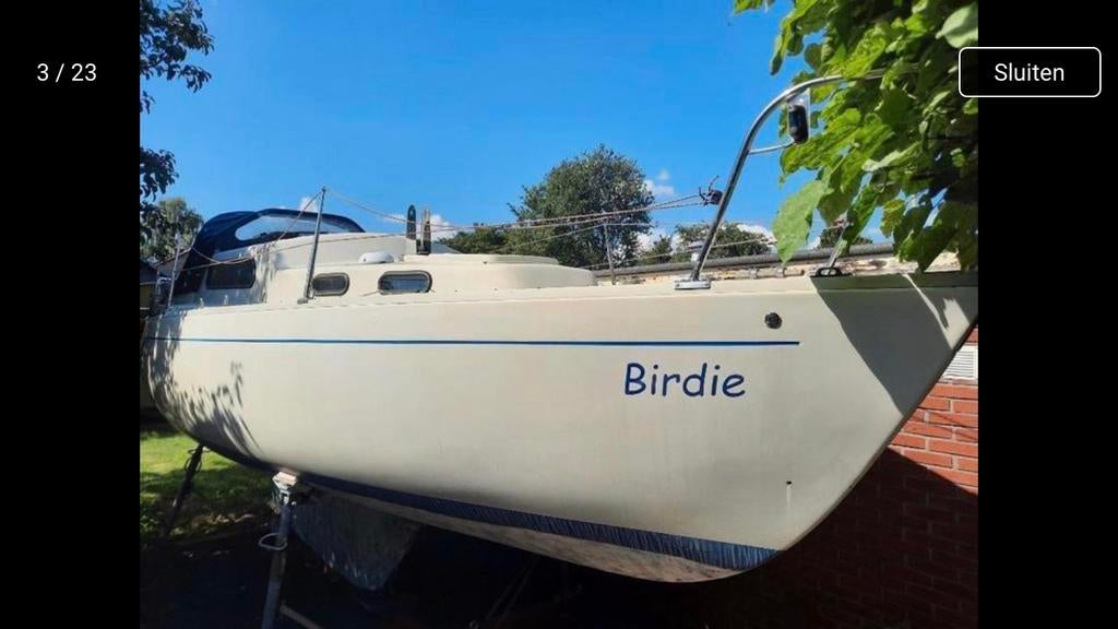 Albin Vega 27, Watersport en Boten, Ophalen of Verzenden, Polyester, Diesel, Tourjacht of Cruiser