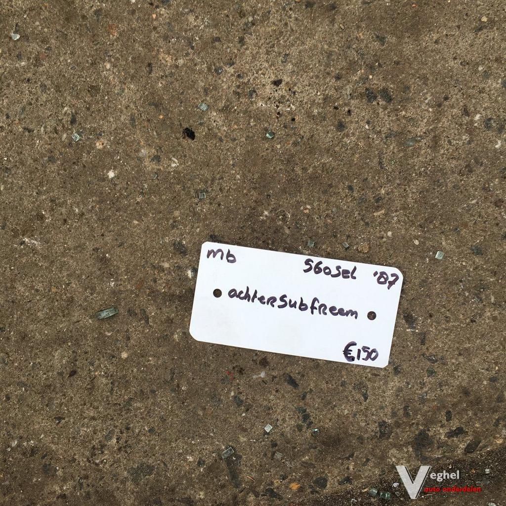 Mercedes W126 560 SEL 1987  Achter Subframe, Ophalen, Gebruikt, -, -