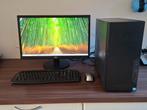 game pc i3 8100 windows 11 complete set, Computers en Software, Desktop Pc's, Met monitor, 256 GB, 8 GB, ASUS