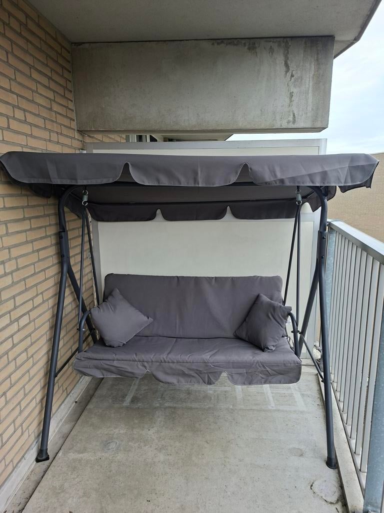 Schommelbank met kussens en dakje, Tuin en Terras, Tuinbanken, Schommelbank, Ophalen