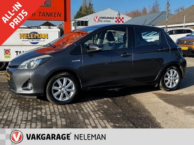 TOYOTA Yaris 1.5 Full Hybrid 100pk 5D Aut Aspiration trekhaa, Auto's, Zwart, 4 cilinders, 49 €/maand, Bedrijf