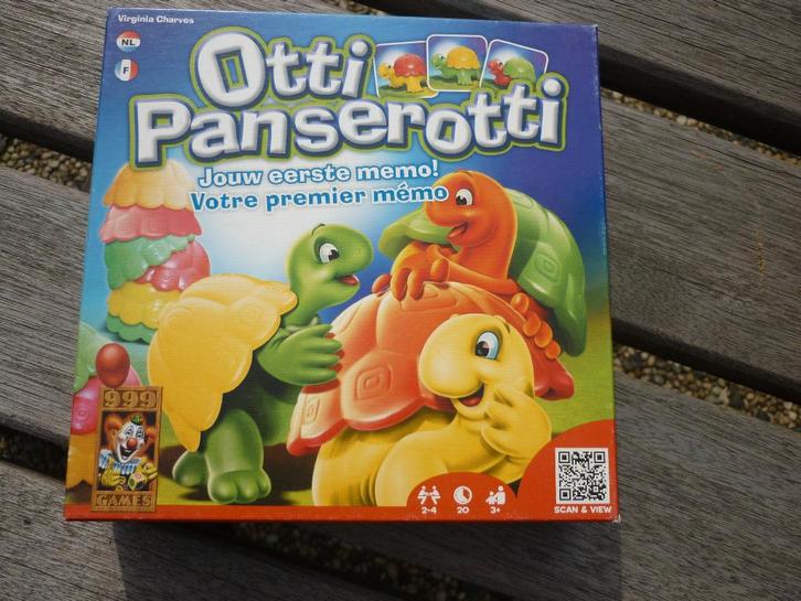 Otti panserotti / memory / mijn eerste memo, Hobby en Vrije tijd, Gezelschapsspellen | Overige, Zo goed als nieuw, Een of twee spelers