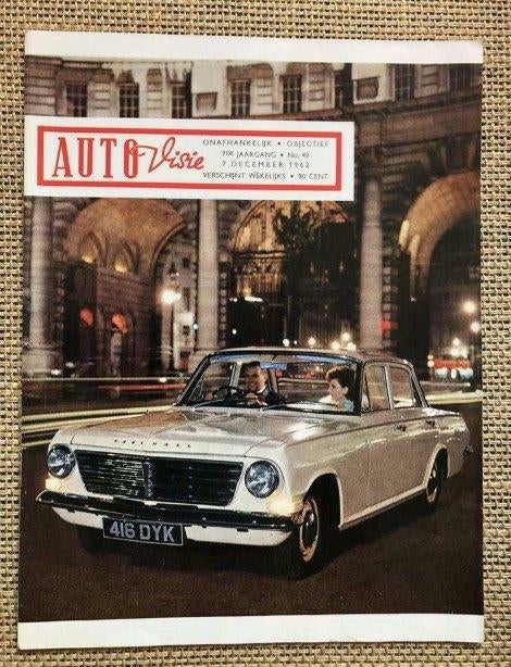 AutoVisie 1962: Test Ford Anglia, Scaldia, Suzuka circuit, Ophalen of Verzenden, Gelezen, Algemeen
