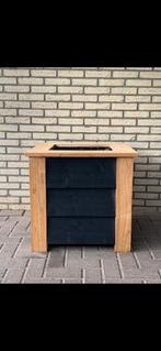 Moderne Douglas plantenbak zwart, Tuin en Terras, Bloembakken en Plantenbakken, Ophalen, Vierkant, Nieuw, Tuin