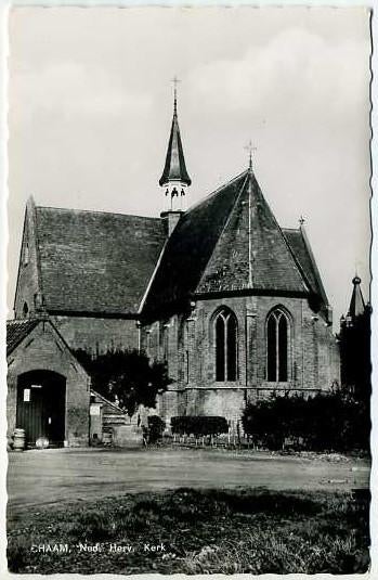 Chaam - NH Kerk (1965), Ophalen of Verzenden, 1960 tot 1980, Gelopen, Noord-Brabant