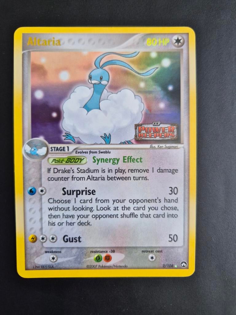 Altaria Power Keepers Holo Pokémon Kaart, Ophalen of Verzenden, Zo goed als nieuw, Losse kaart, Foil
