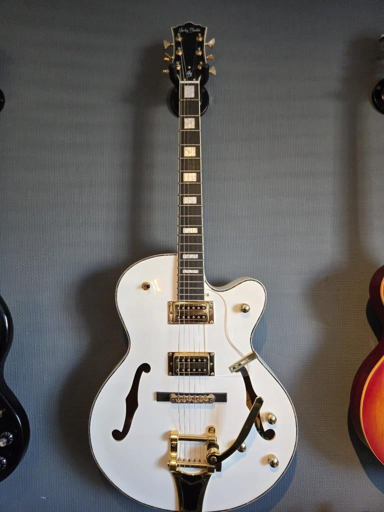 Harley Benton BigTone, Muziek en Instrumenten, Snaarinstrumenten | Gitaren | Elektrisch, Zo goed als nieuw, Hollow body, Overige merken