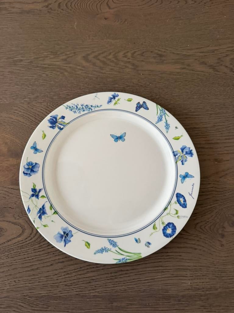 Janneke Brinkman Mepal Bord Flowers, Overige materialen, Ophalen of Verzenden, Zo goed als nieuw, Bord(en)