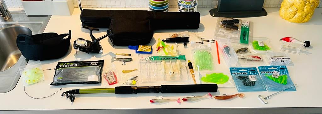 Complete visuitrusting: hengel, molen, kunstaas en meer!, Ophalen of Verzenden, Nieuw, Overige typen