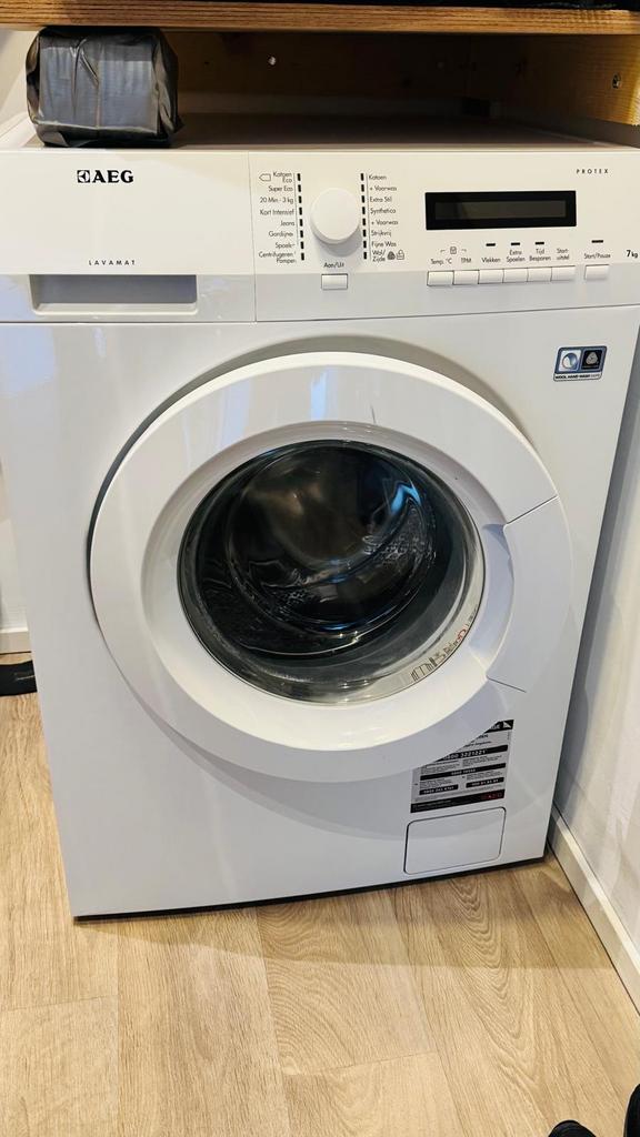 AEG Lavamat Protex Wasmachine - 7 kg inhoud, Ophalen, Gebruikt, Voorlader, 85 tot 90 cm