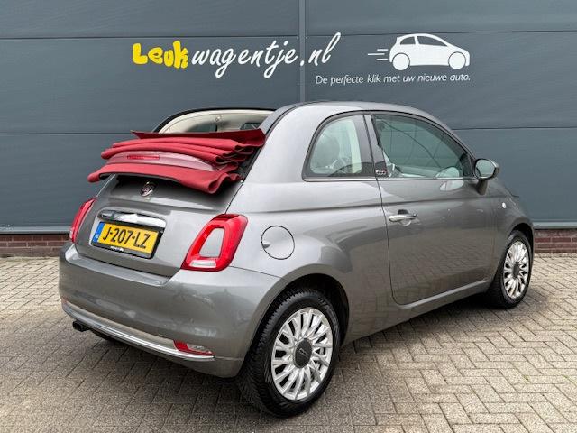 Fiat 500 C 0.9 TwinAir Turbo Lounge Cabrio *climate *p-senso, Parkeersensor, 86 pk, Gebruikt, Cabriolet