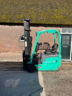 Heftruck mitsubishi fb16 4m duplex 1600kg 3e functie netjes✅, 1000 tot 2000 kg, Ophalen of Verzenden, Elektrisch, Heftruck