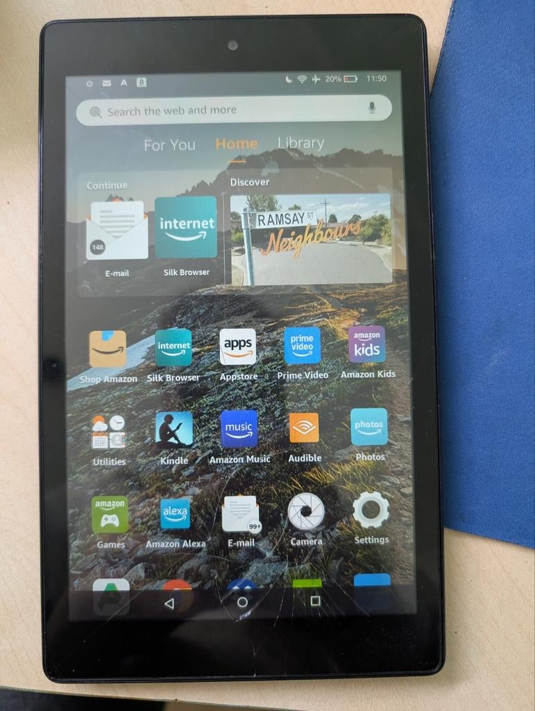 Fire HD 8 (7e generatie) met gebroken scherm, Computers en Software, Android Tablets, Ophalen of Verzenden