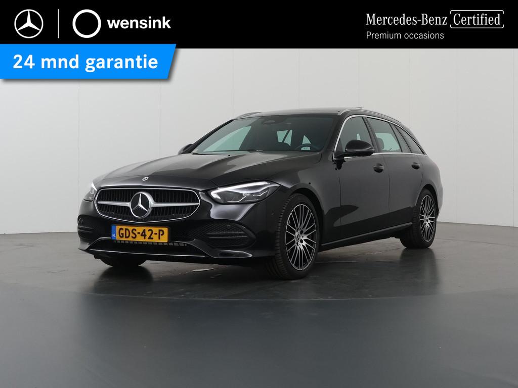Mercedes-Benz C-klasse Estate 180 Luxury Line Panoramadak |, 4 cilinders, Zwart, 170 pk, C-Klasse