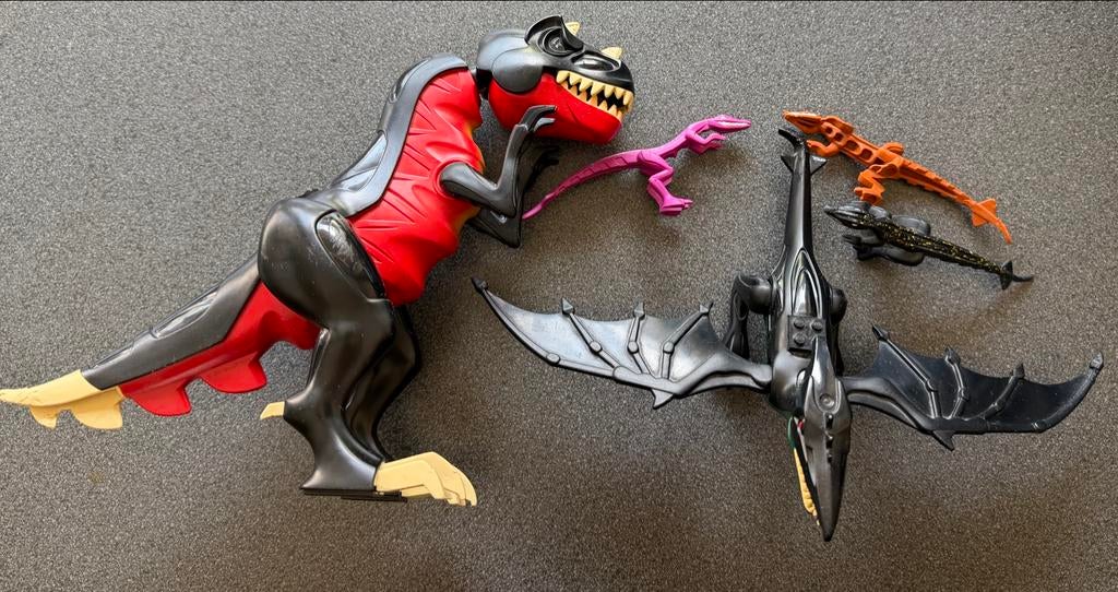 LEGO dinosaurussen en vliegende draak - Gebruikt, Gebruikt, Jurassic World, Lego, Ophalen of Verzenden