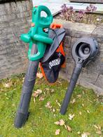 Black & Decker bladblazer bladzuiger en versnipperaar, Ophalen, Gebruikt, Met opvangzak, Handgedragen