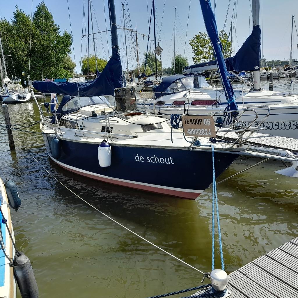 WIBO 930, Watersport en Boten, Kajuitzeilboten en Zeiljachten, Gebruikt, Tourjacht of Cruiser, Staal, 9 tot 12 meter, Diesel, Ophalen