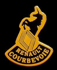 Renault Courbevoie pin met eenhoorn, Verzenden, Nieuw, Transport, Speldje of Pin