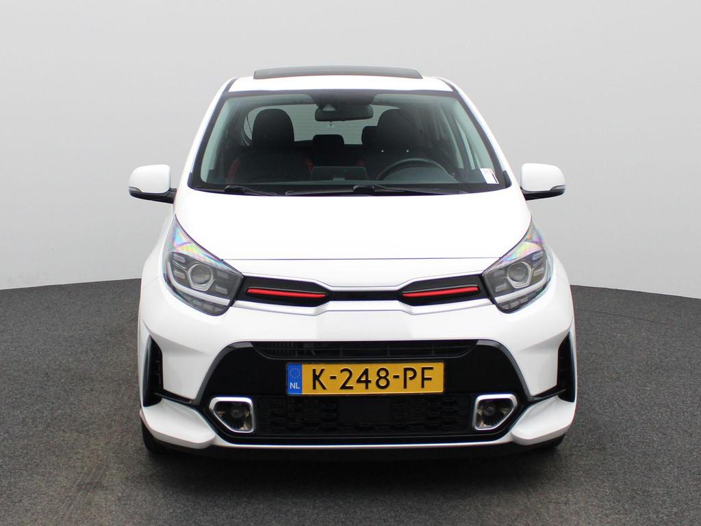 Kia Picanto 1.0 T-GDi GT-Line 5p | Navigatie | Schuifdak | S, 12 maanden, 101 pk, Gebruikt, Wit