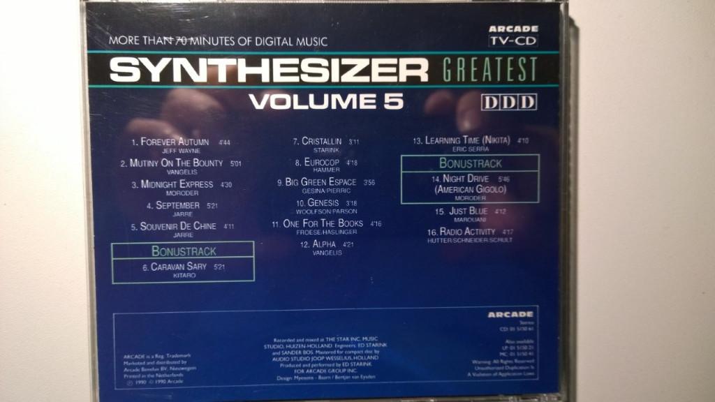 Synthesizer Greatest Volume 5 The Final Episode, Ophalen of Verzenden, Zo goed als nieuw