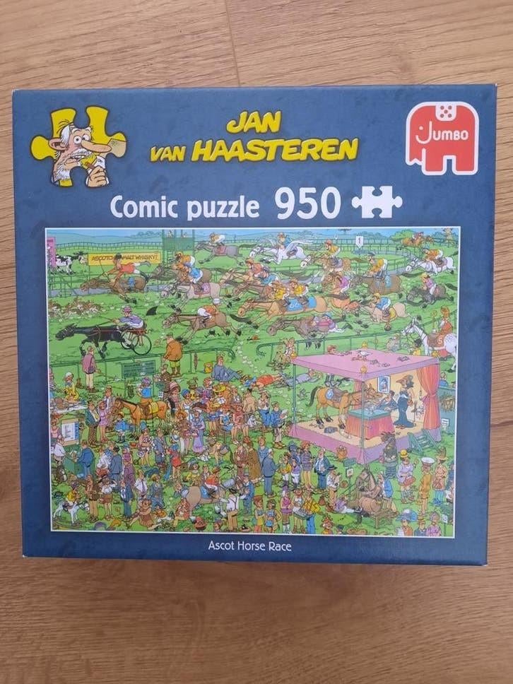 Jan van Haasteren legpuzzel. 950 st. Ascot Horse Race. Compl, Hobby en Vrije tijd, Denksport en Puzzels, Zo goed als nieuw, 500 t/m 1500 stukjes