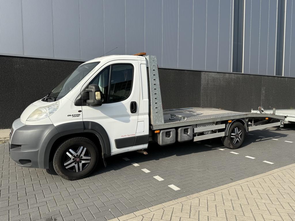 Fiat Ducato 40 3.0 power 180pk oprijwagen takelwagen, Electronic Stability Program (ESP), Gebruikt, Leder en Stof, Wit