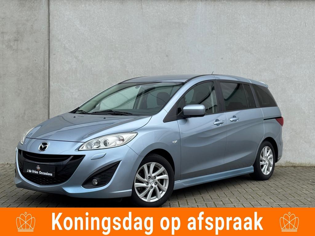 Mazda 5 2.0 GT-M ELEK SCHUIFDEUREN STOELVERWARMING CR CONTRO, Auto's, Mazda, 1998 cc, 4 cilinders, 150 pk, Blauw