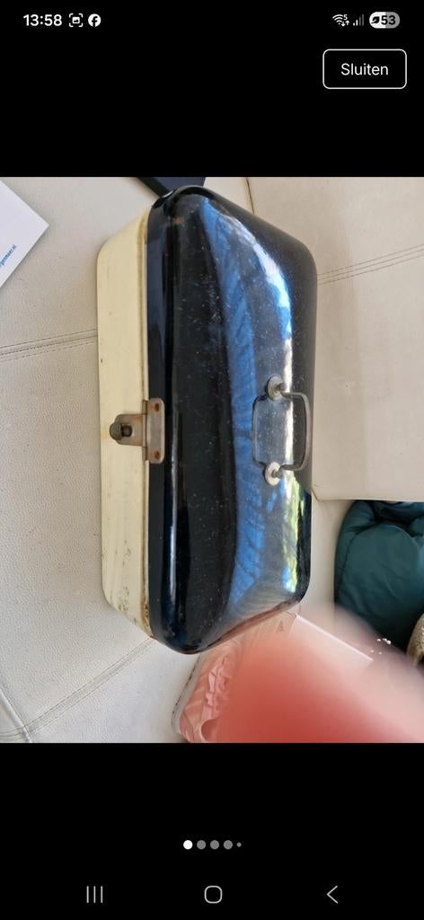 Broodtrommel oud, Ophalen