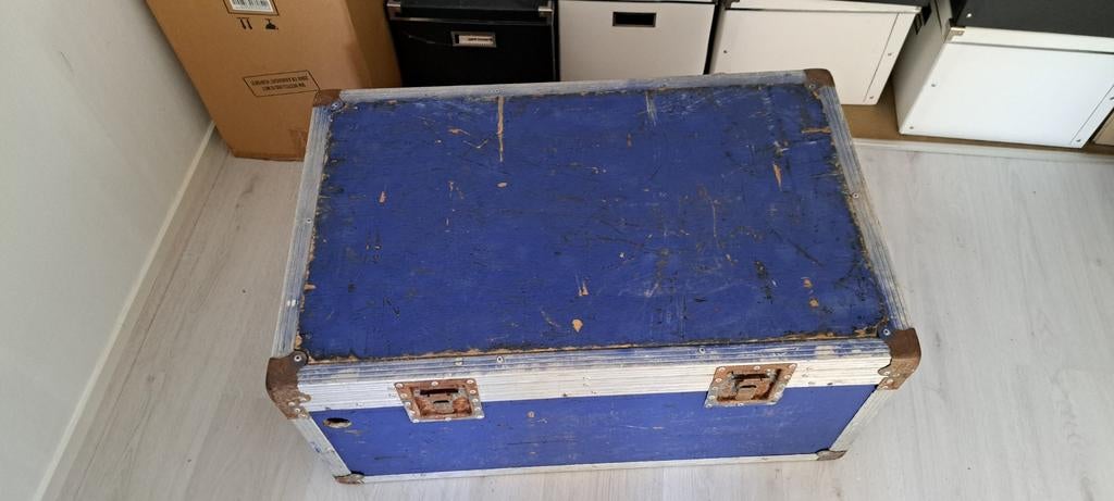 Blauwe flightcase, Muziek en Instrumenten, Behuizingen en Koffers, Ophalen, Gebruikt, Overige instrumenten, Flightcase