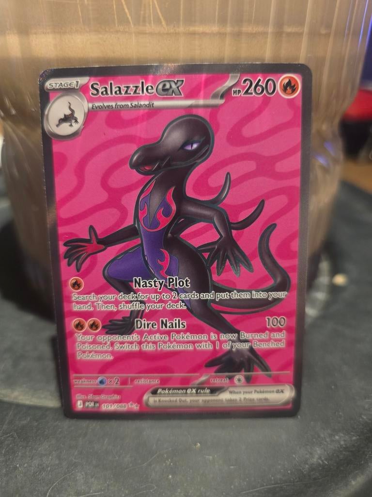 Salazzle EX 101/069 Pokémon kaart, Ophalen of Verzenden
